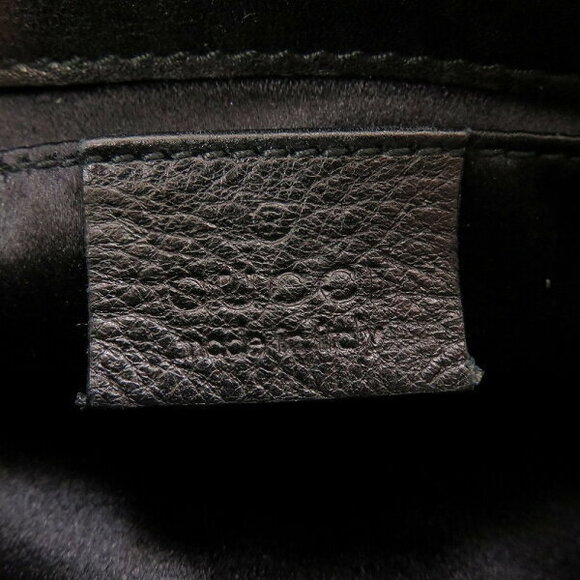 Gucci Indy Lizard Black Strap Shoulder Handbag - Picture 5 of 7